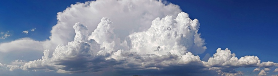 Anvil shaped cumulus